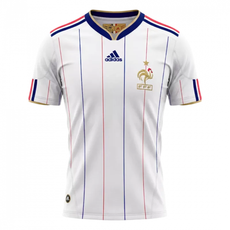 Retro Soccer Jersey France Away 2010