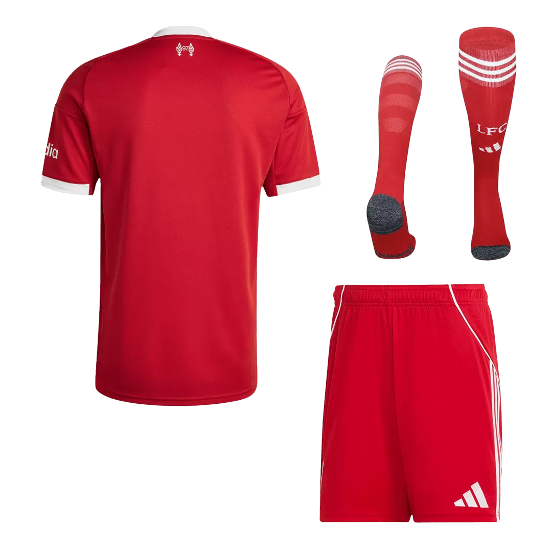 Liverpool Home Jerseys Full Kit 2025/26 - Image 2