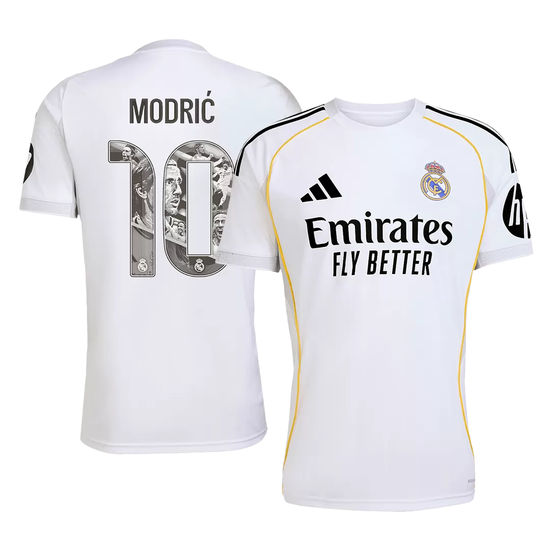 MODRIĆ Special #10 Real Madrid Home Soccer Jersey 2025/26