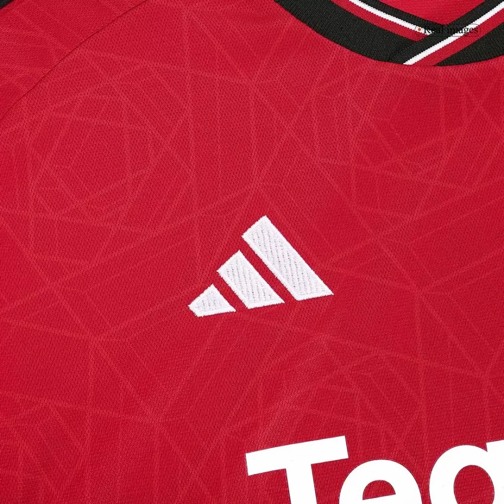 HØJLUND #11 Manchester United Home Soccer Jersey 2023/24 - Image 8