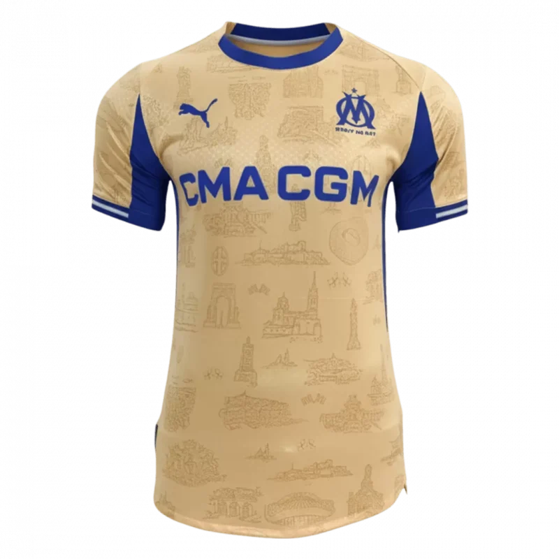 Marseille Fourth Away Player Version Jersey 2025/26