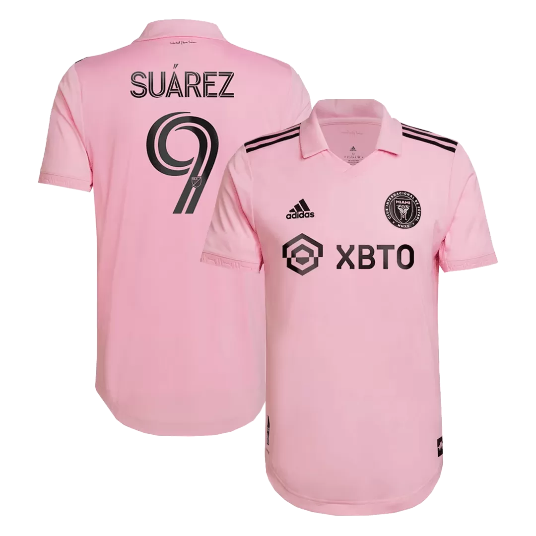 SUÁREZ #9 Inter Miami CF Home Authentic Soccer Jersey 2022 - Image 4
