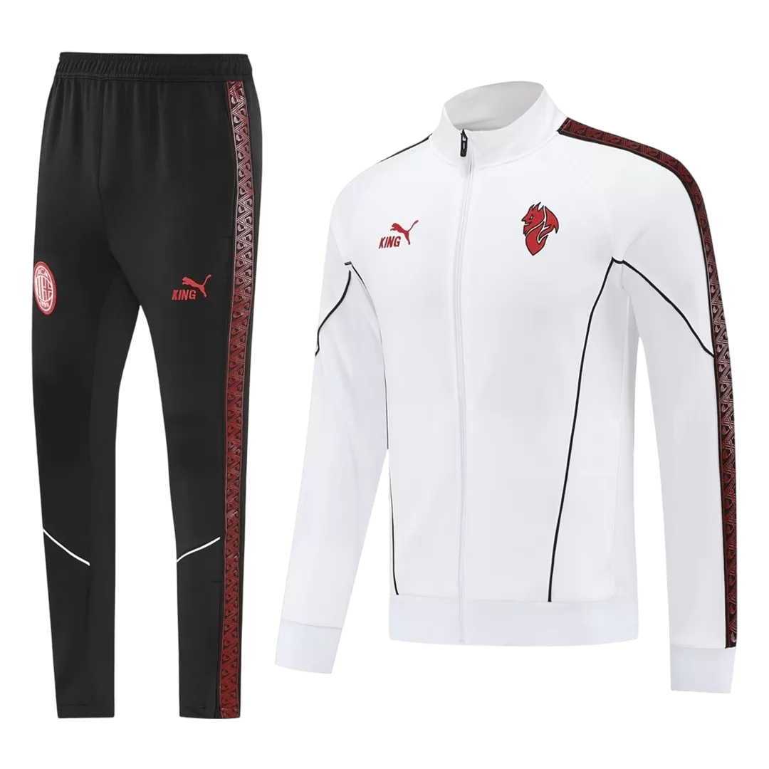 AC Milan Jacket Tracksuit 2025/26 White - Image 2