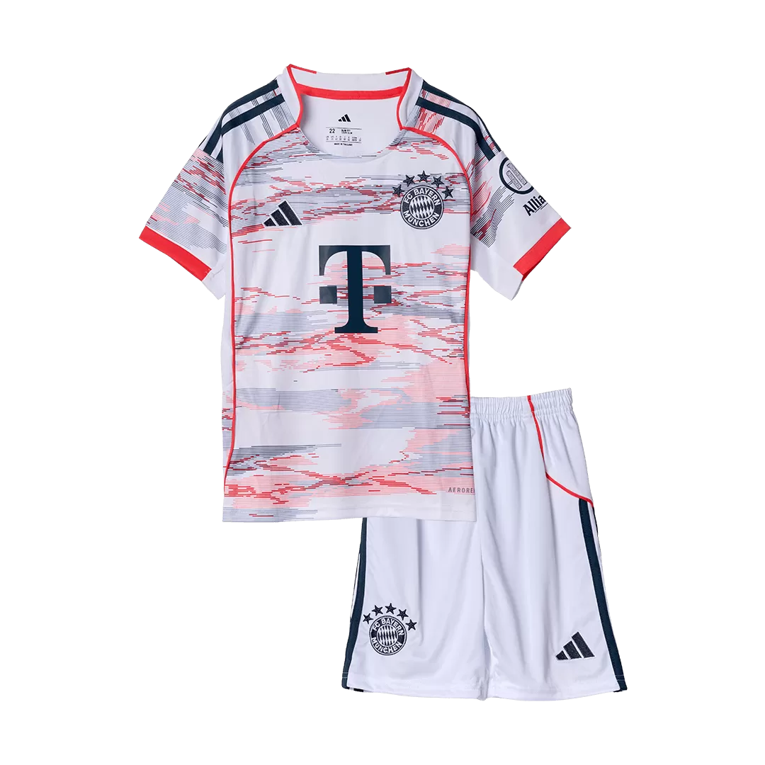 Bayern Munich Away Kids Soccer Jerseys Kit 2025/26 - Image 3