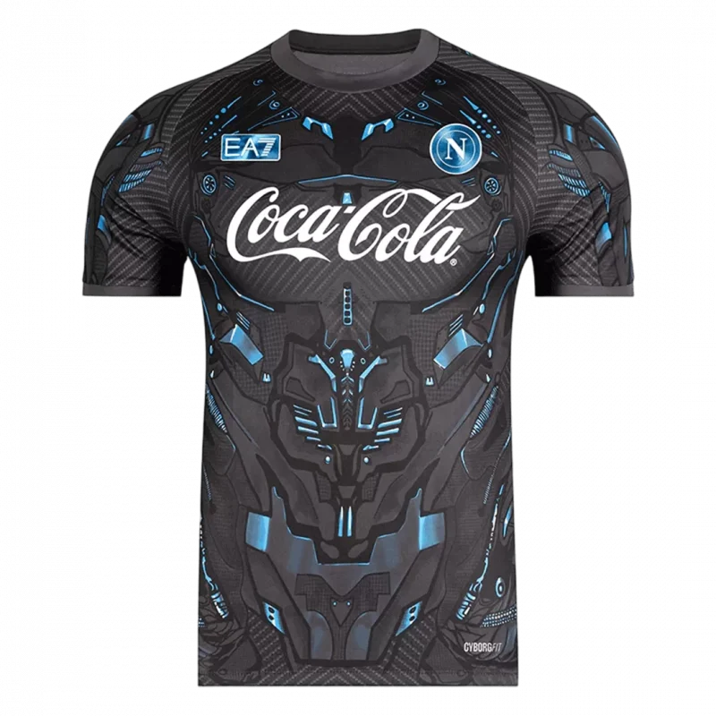 Napoli Pre-Match Soccer Jersey 2025/26 Black