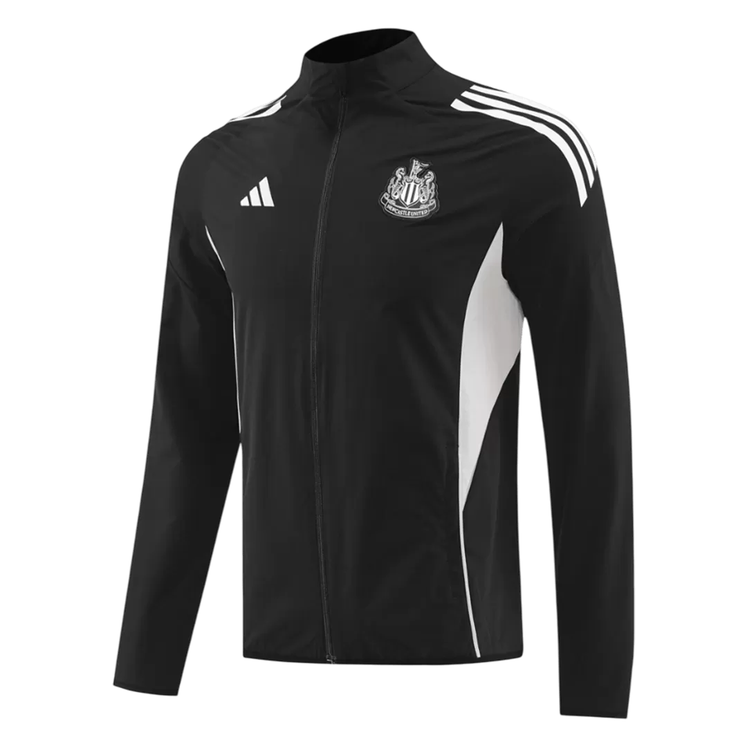 Newcastle United Windbreaker Jacket 2025/26 - Black - Image 2