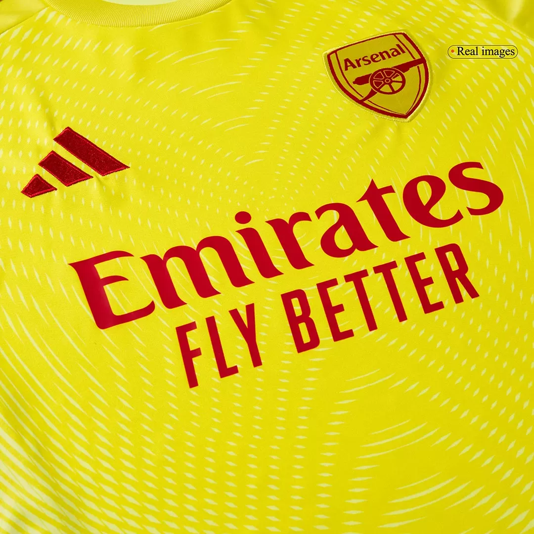 Arsenal Goalkeeper Soccer Jersey 2025/26 Yellow - Image 10