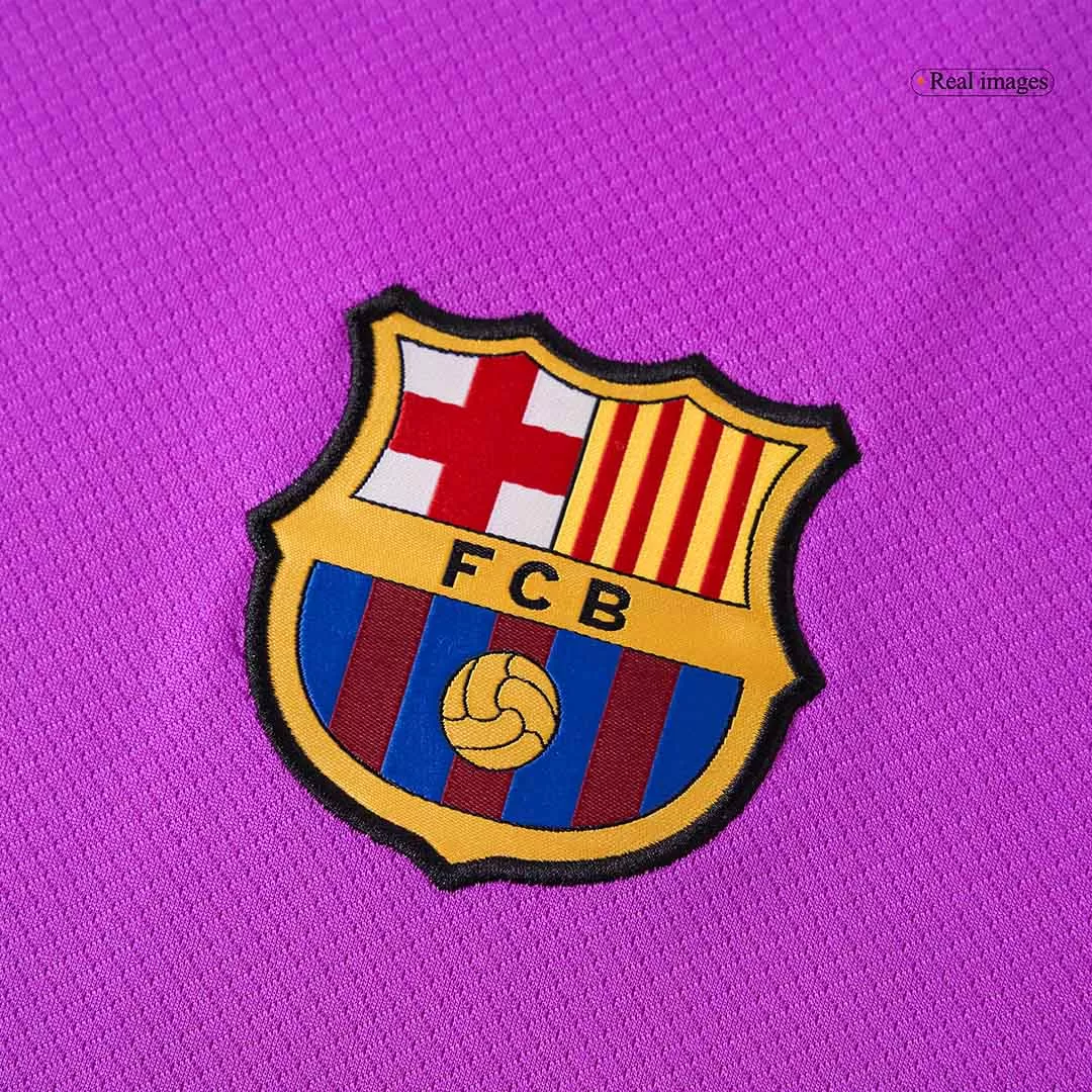 Barcelona Pre-Match Soccer Jersey 2025/26 Purple - Image 8