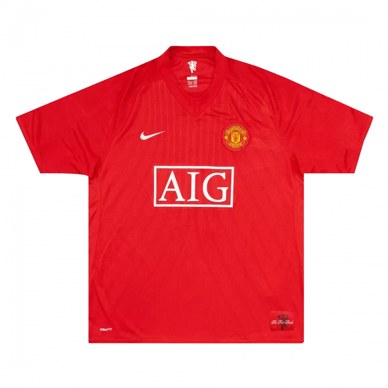 Vintage Soccer Jersey Manchester United Home 2007/08