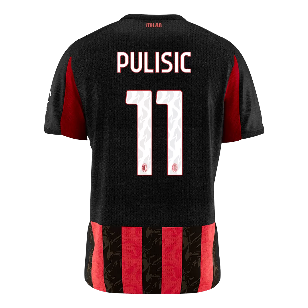 PULISIC #11 AC Milan Home Soccer Jersey 2025/26 - Image 2