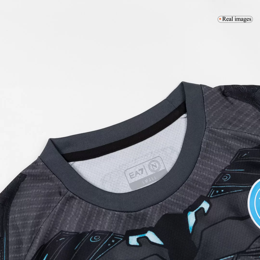 Napoli Pre-Match Soccer Jersey 2025/26 Black - Image 5