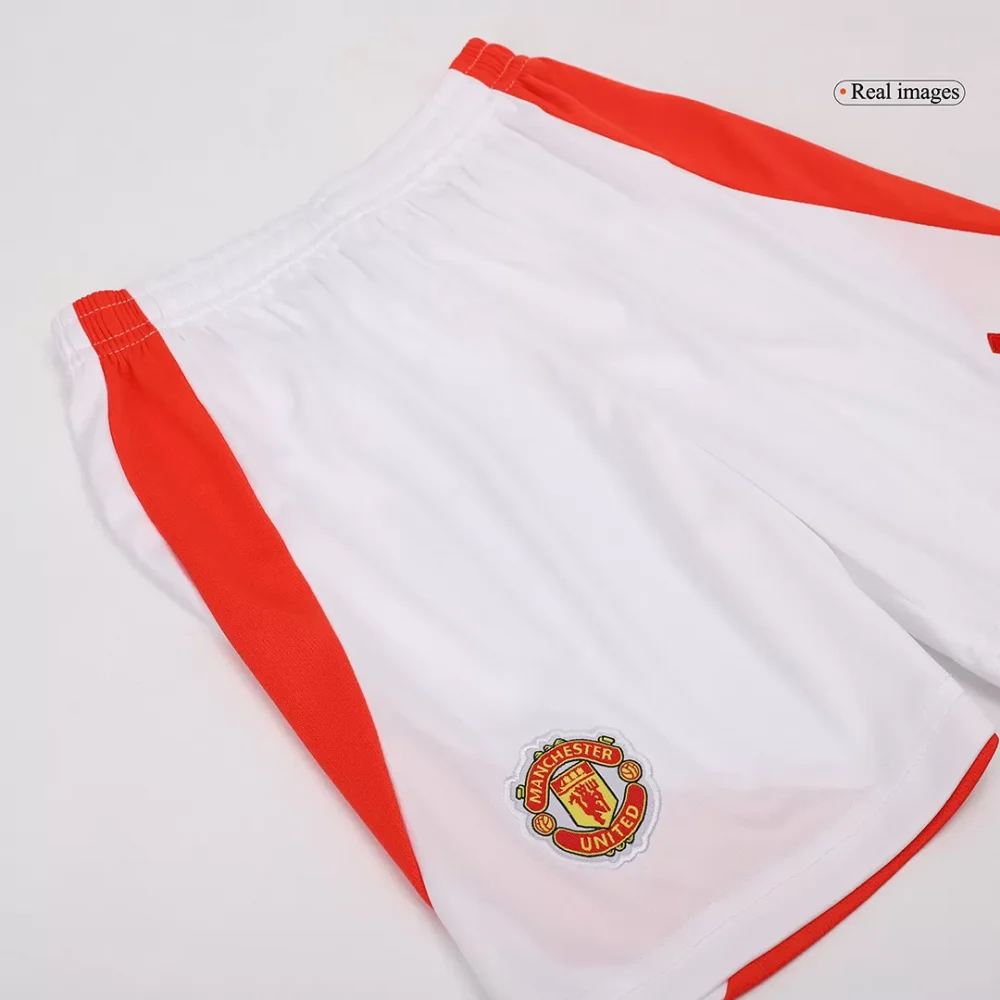 Manchester United Home Kids Soccer Jerseys Kit - Image 19