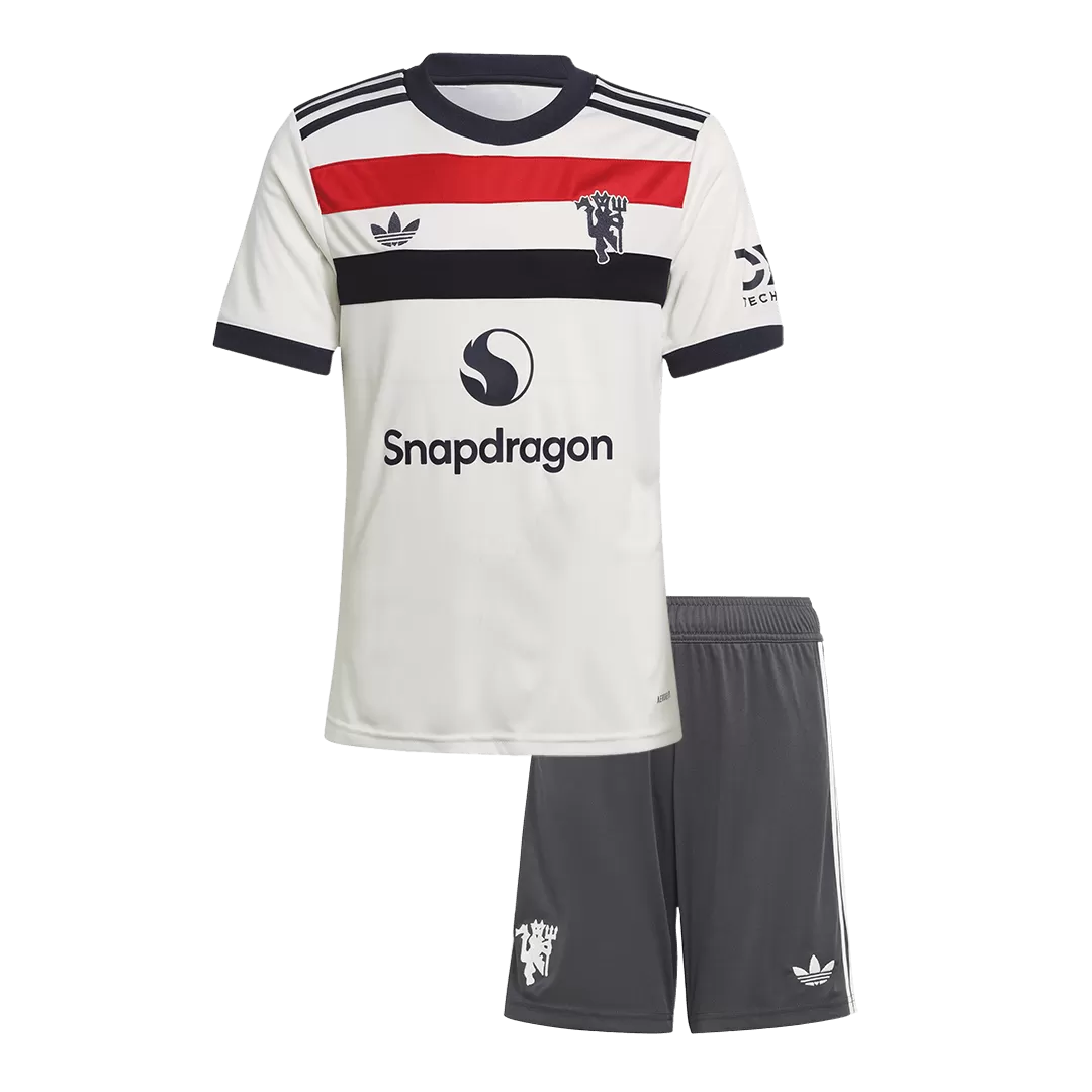 Manchester United Third Away Kids Soccer Jerseys Kit