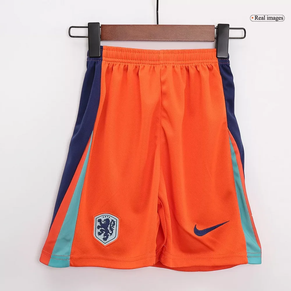 Netherlands Home Kids Soccer Jerseys Full Kit EURO - Image 6