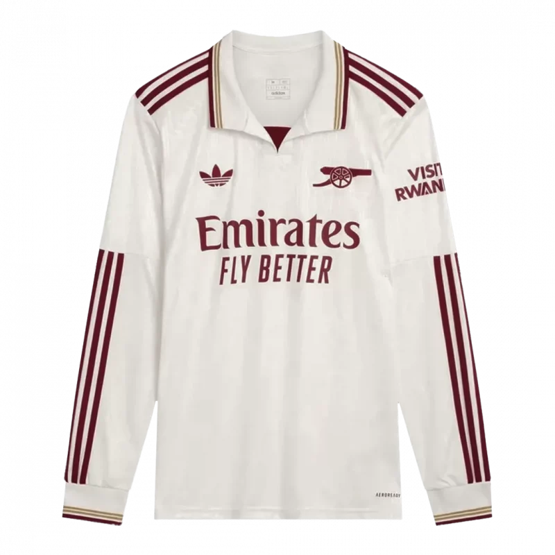Arsenal Third Away Long Sleeve Jersey 2025/26