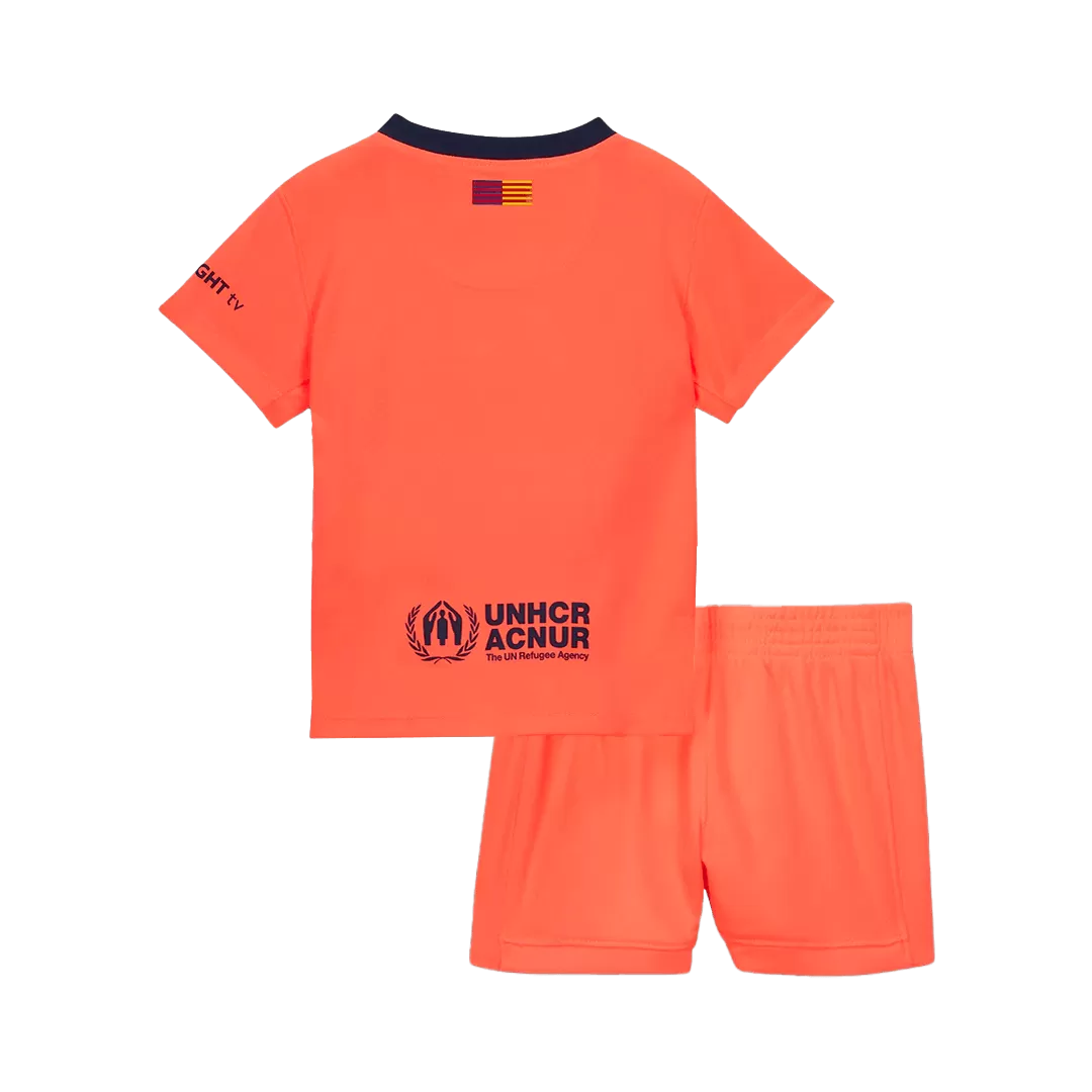 Barcelona Third Away Kids Soccer Jerseys Kit 2025/26 - Image 2