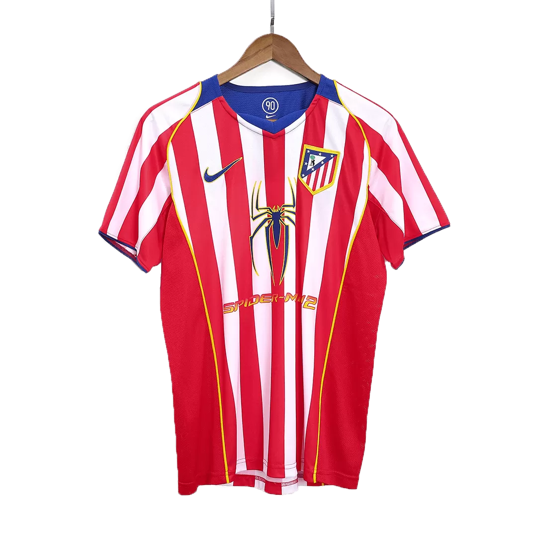 Retro Soccer Jersey Atletico Madrid Home 2004/05