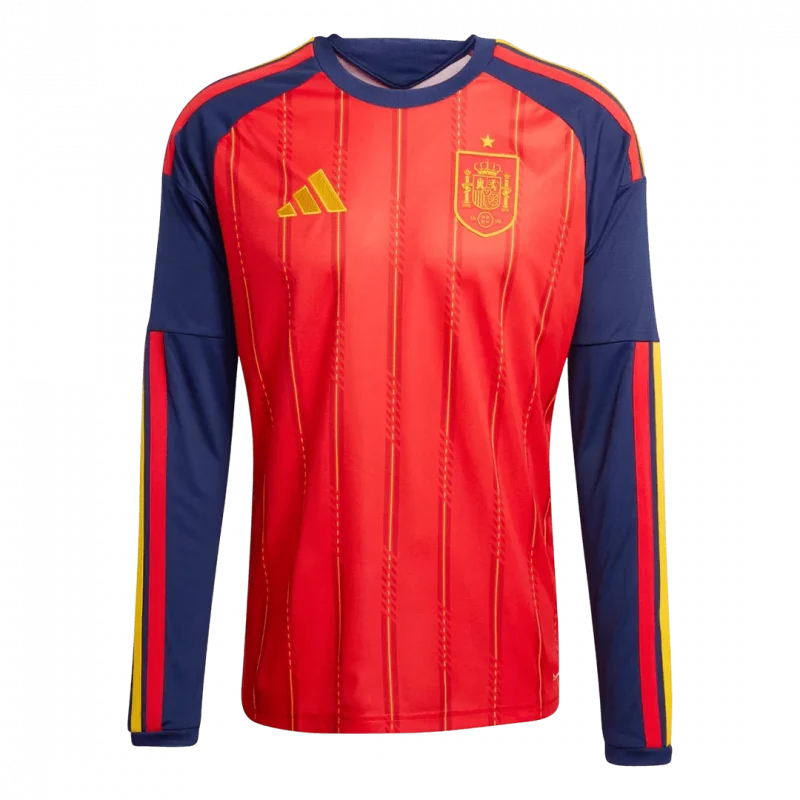 Spain Home Long Sleeve Jersey World Cup 2026