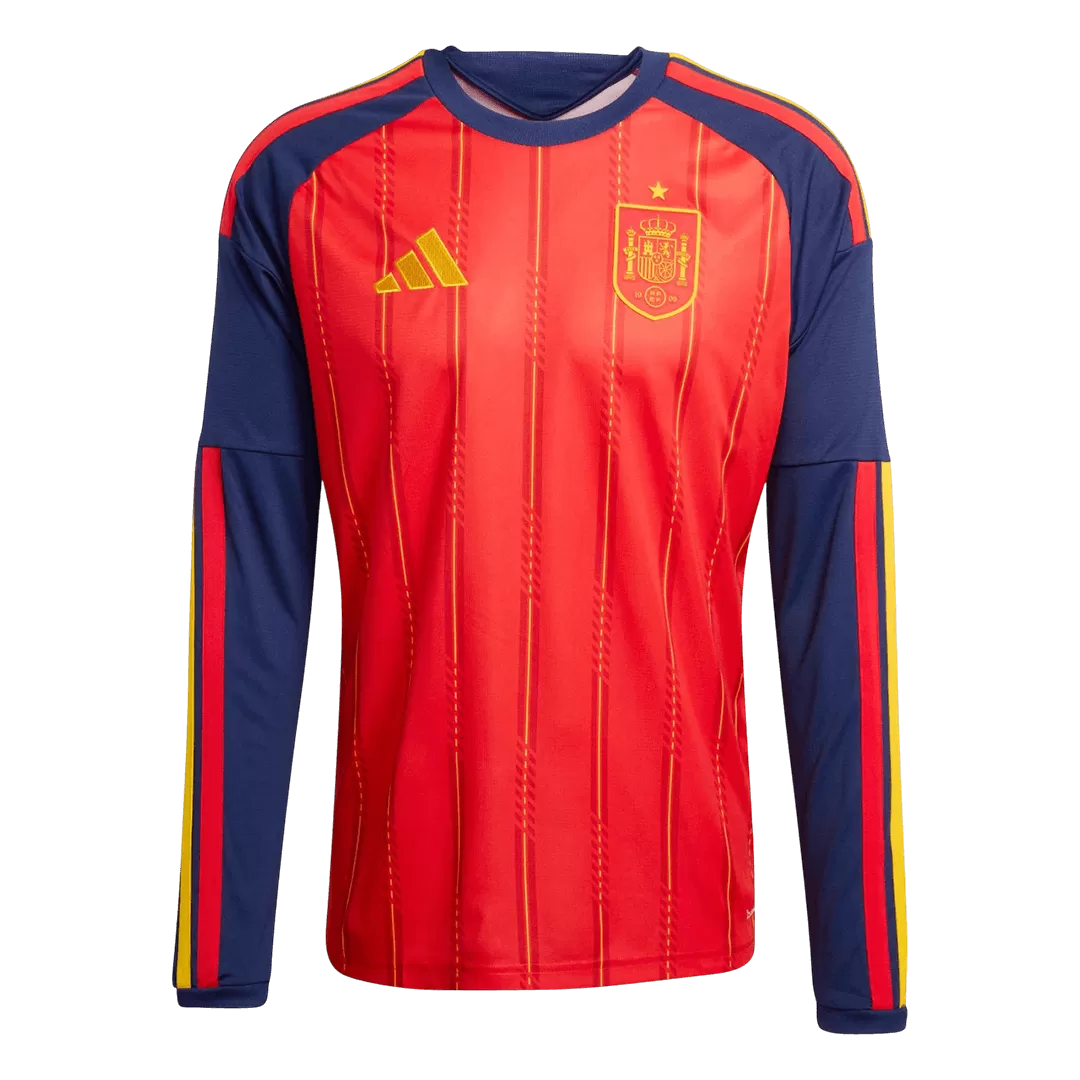 Spain Home Long Sleeve Jersey World Cup 2026