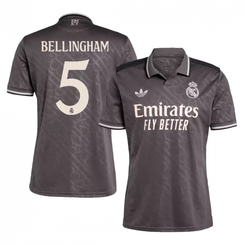BELLINGHAM #5 Real Madrid Third Away Soccer Jersey