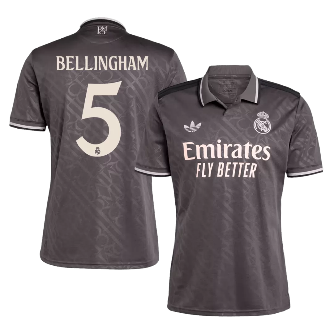 BELLINGHAM #5 Real Madrid Third Away Soccer Jersey