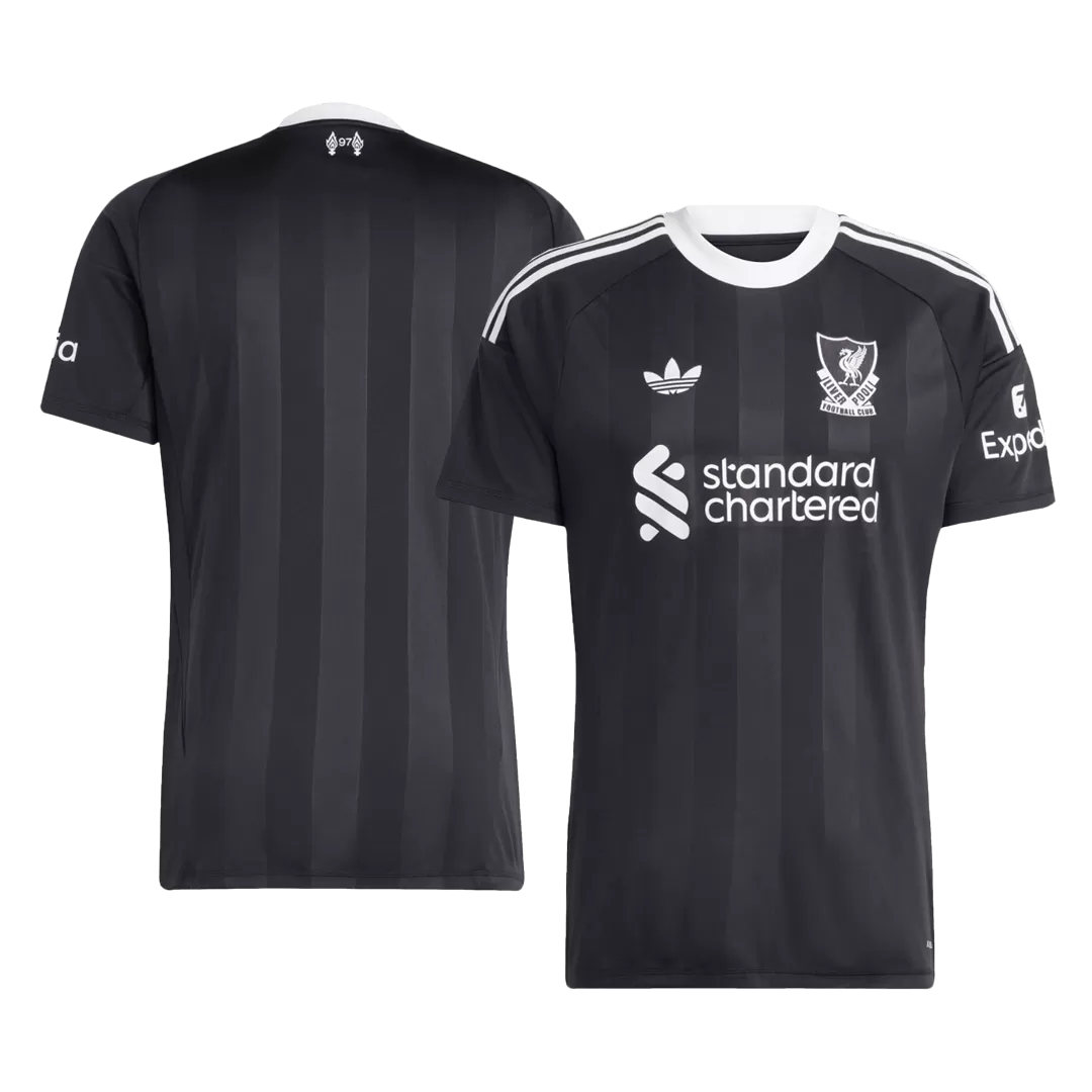 Liverpool Goalkeeper Soccer Jersey 2025/26 Black - Image 3