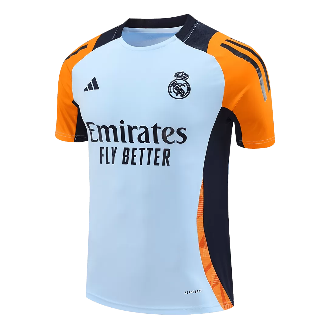 Real Madrid Pre-Match Soccer Jersey Blue - Image 2