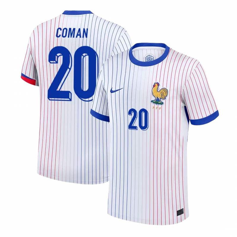 COMAN #20 France Away Soccer Jersey