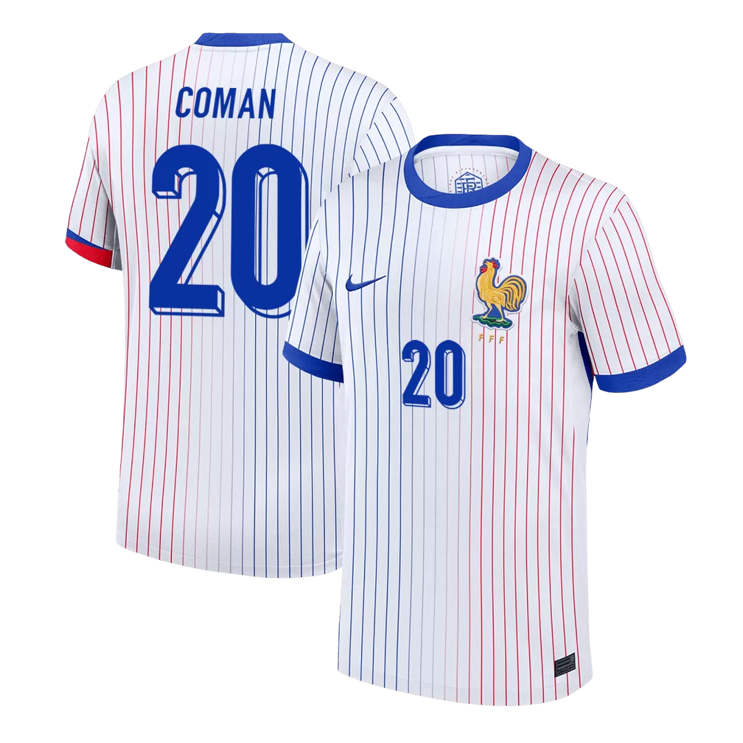 COMAN #20 France Away Soccer Jersey