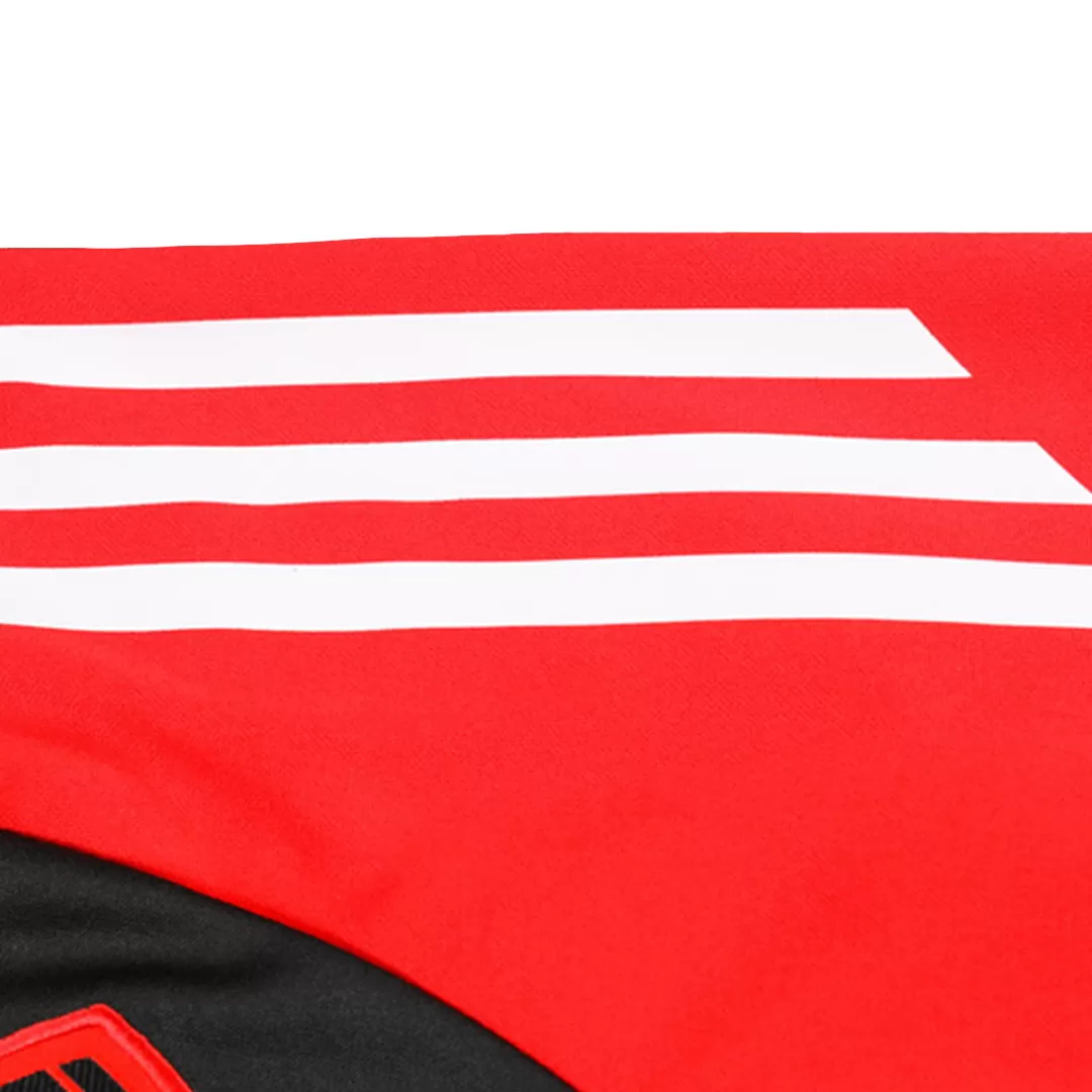 Arsenal 1/4 Zip Tracksuit Kids Black - Image 10