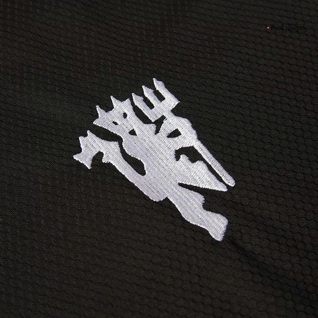 Manchester United Third Away Goalkeeper Soccer Jersey Black - Image 7