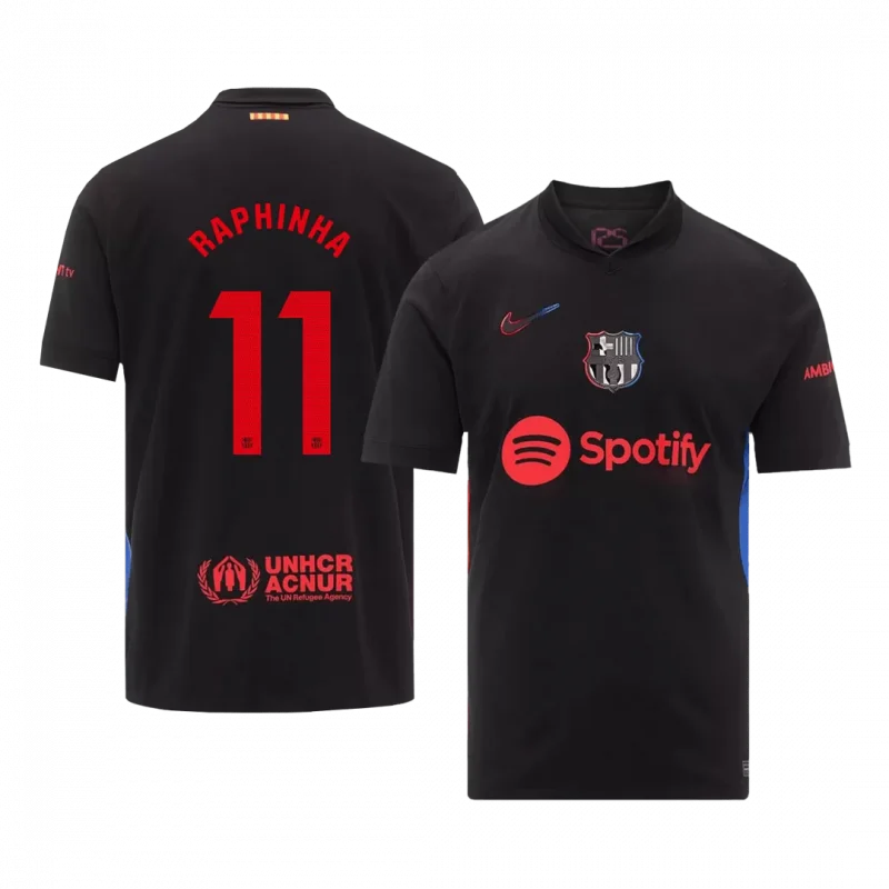 RAPHINHA #11 Barcelona Away Soccer Jersey