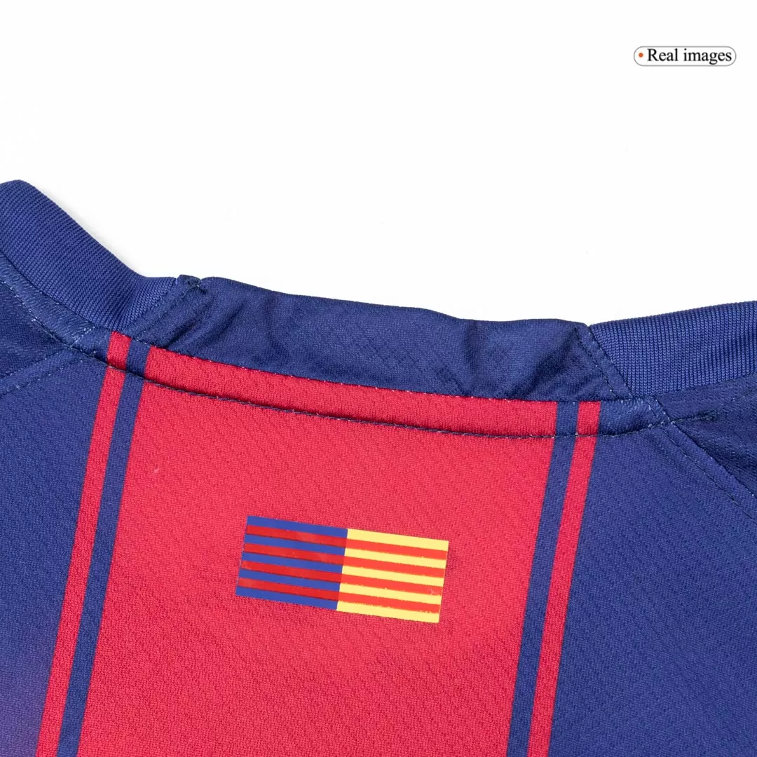 Barcelona Home Long Sleeve Jersey 2025/26 - Image 11