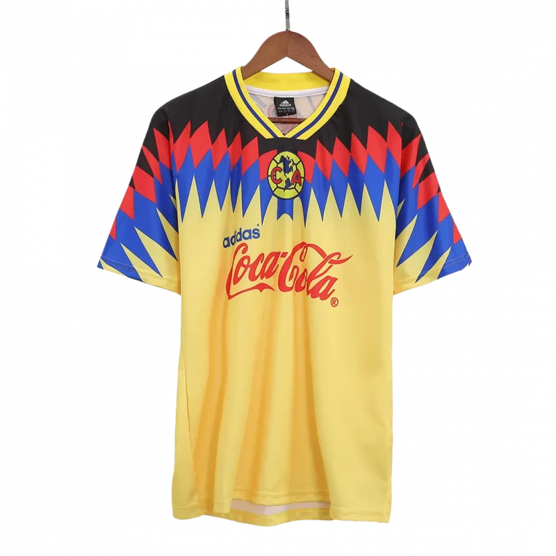 Vintage Soccer Jerseys Club America Home Jersey Shirts 1995