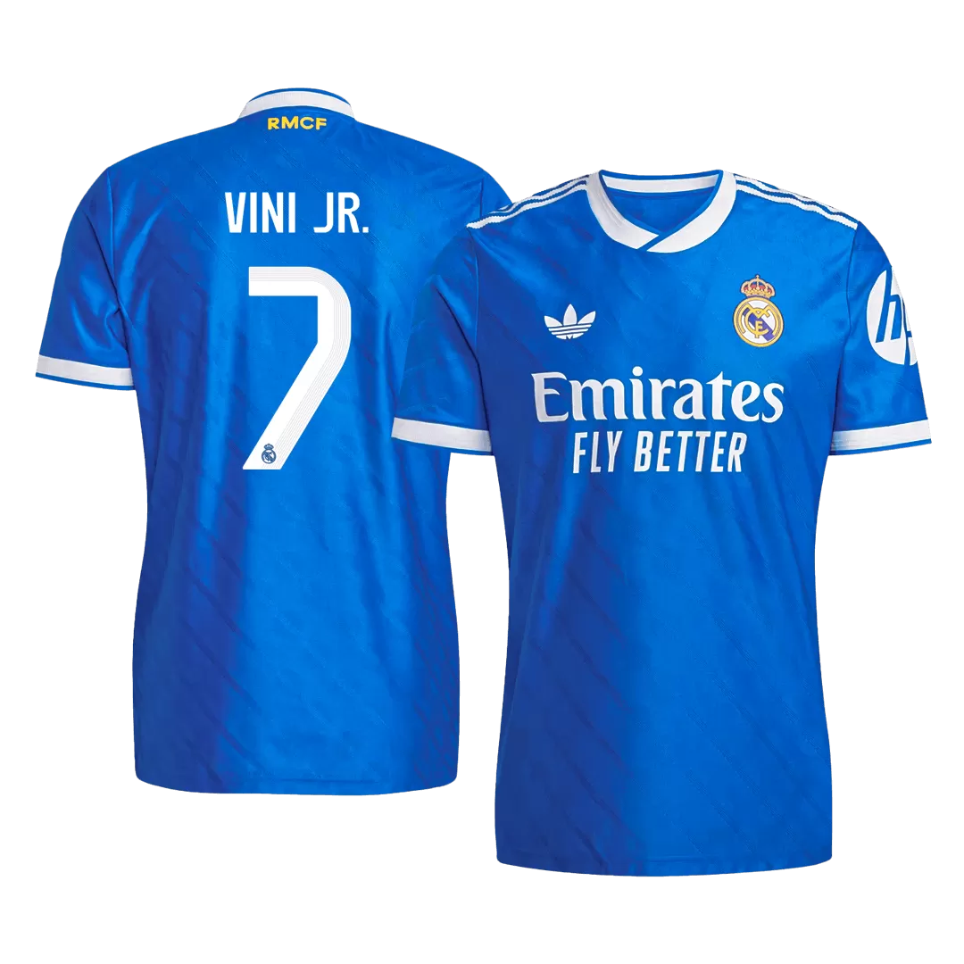VINI JR. #7 Real Madrid Third Away Authentic Soccer Jersey 2025/26