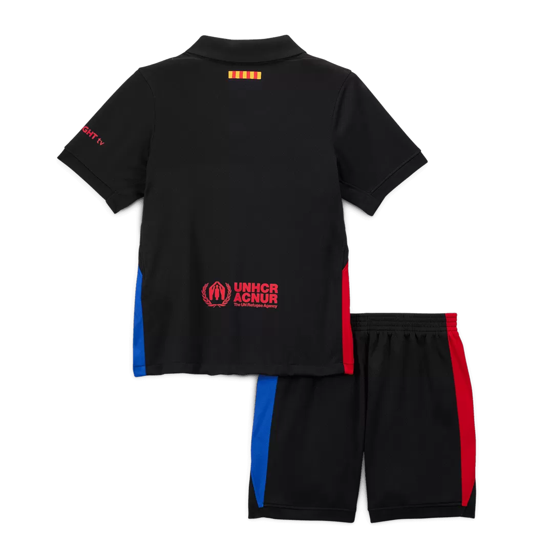 Barcelona Away Kids Soccer Jerseys Kit - Image 2