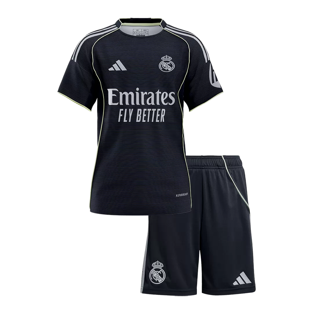 Real Madrid Away Kids Soccer Jerseys Kit 2025/26 - Image 3
