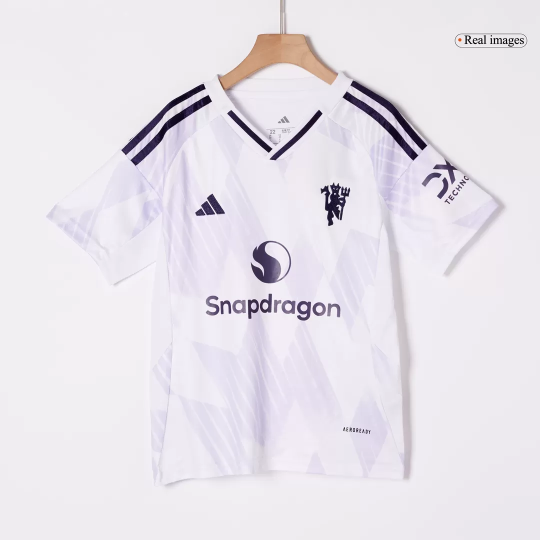Manchester United Away Soccer Jersey 2025/26 Kids - Image 4