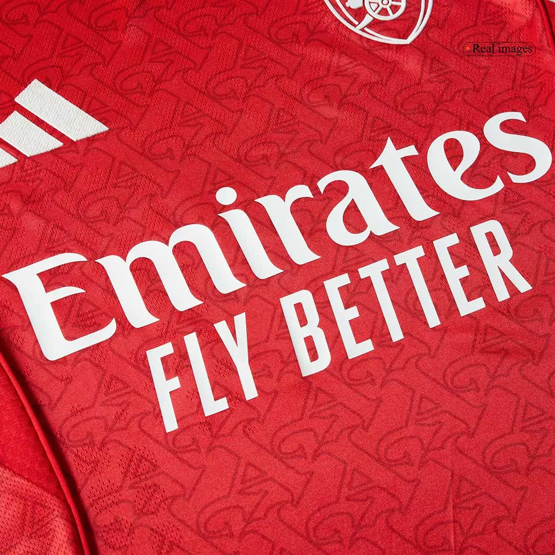 SAKA #7 Arsenal Home Authentic Soccer Jersey 2025/26 - Image 10