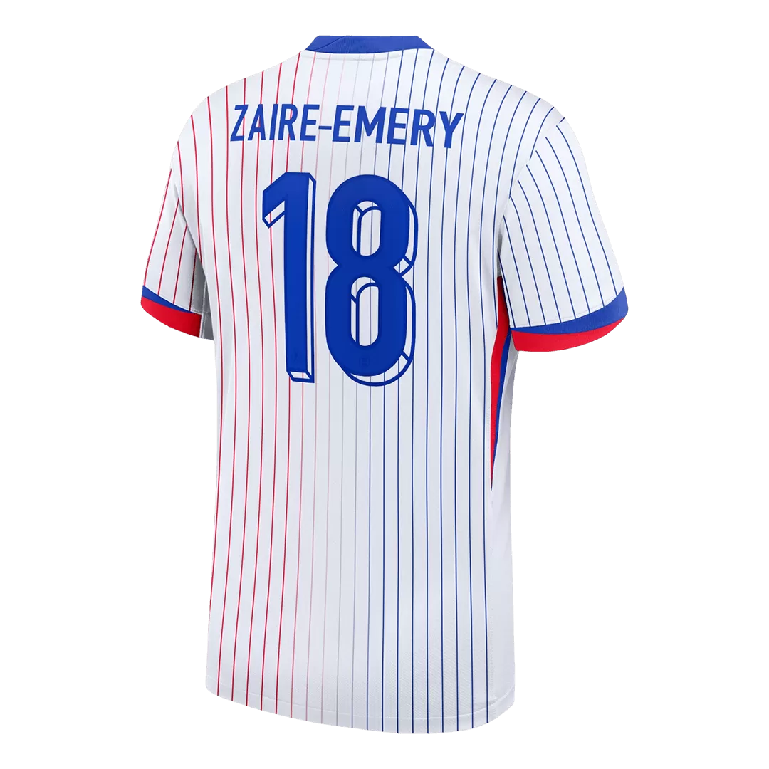 ZAIRE-EMERY #18 France Away Soccer Jersey - Image 3