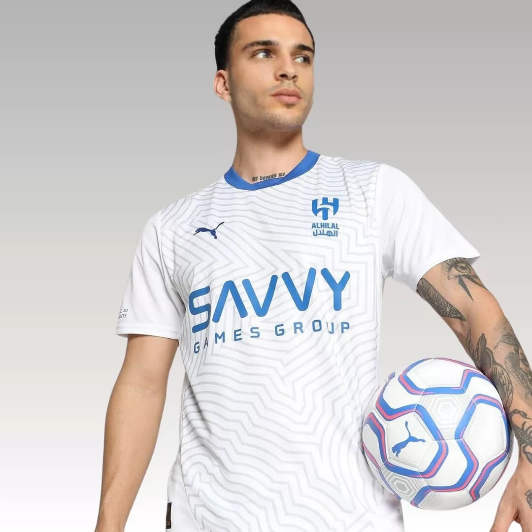 Al Hilal SFC Away Soccer Jersey - Image 3