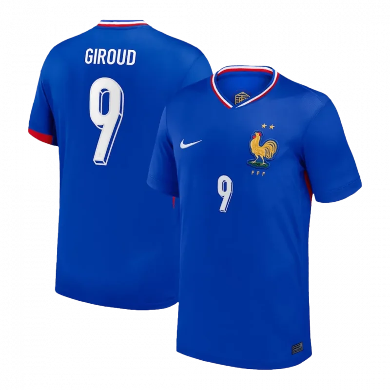GIROUD #9 France Home Soccer Jersey EURO