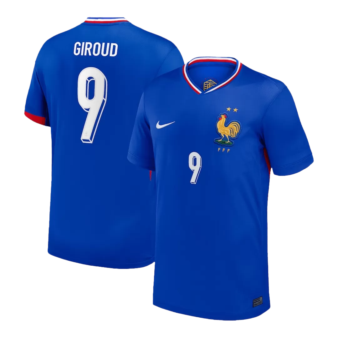 GIROUD #9 France Home Soccer Jersey EURO
