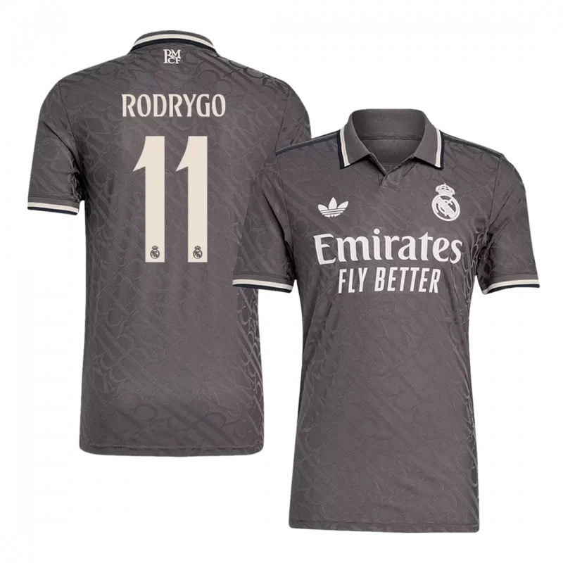RODRYGO #11 Real Madrid Third Away Authentic Soccer Jersey
