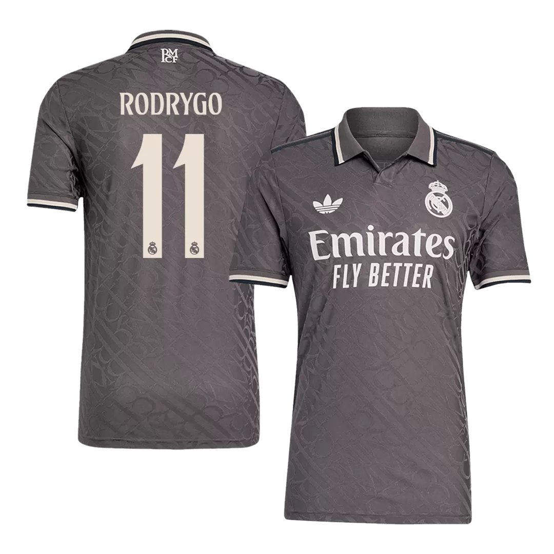 RODRYGO #11 Real Madrid Third Away Authentic Soccer Jersey