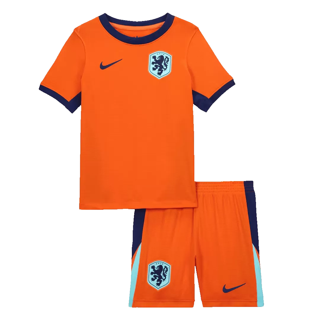Netherlands Home Kids Soccer Jerseys Kit EURO