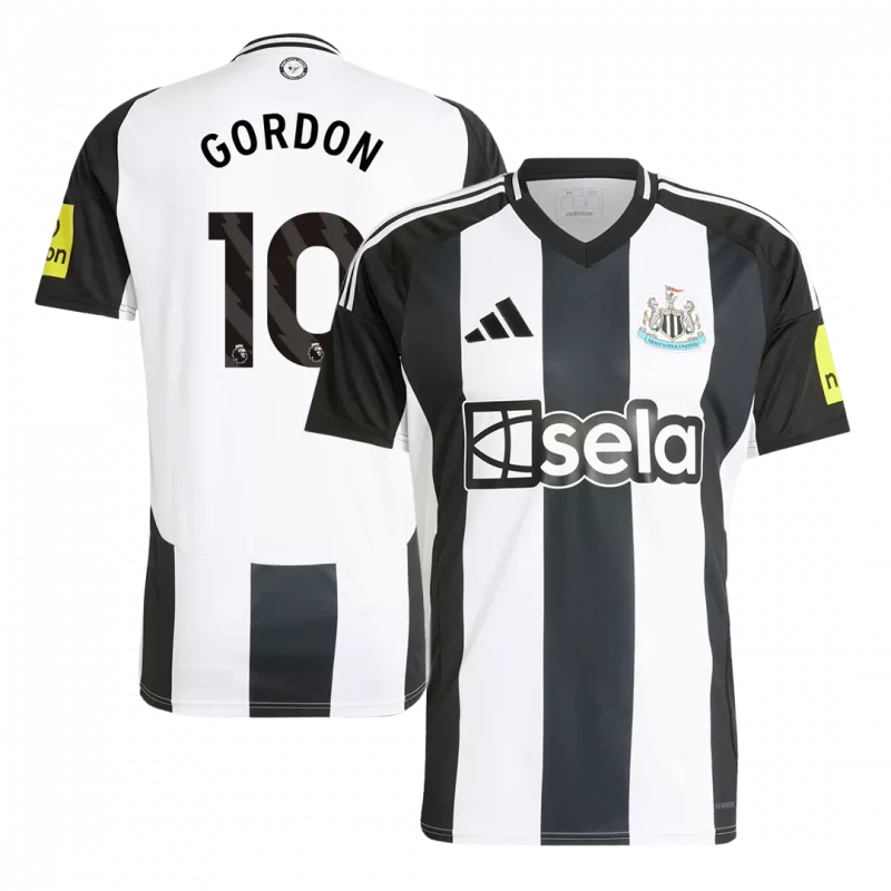 GORDON #10 Newcastle United Home Soccer Jersey