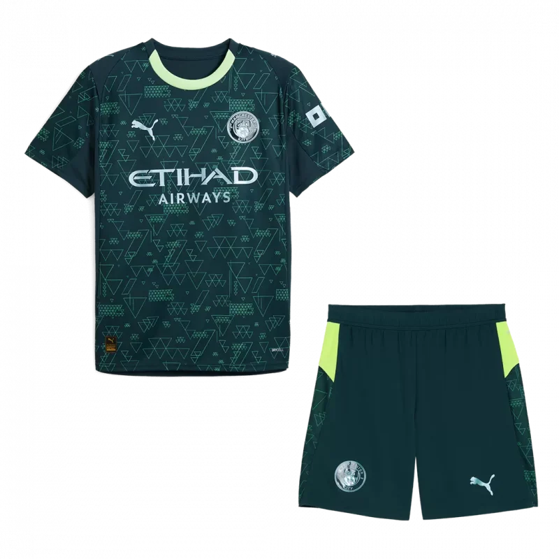 Manchester City Fourth Away Jerseys Kit 2025/26