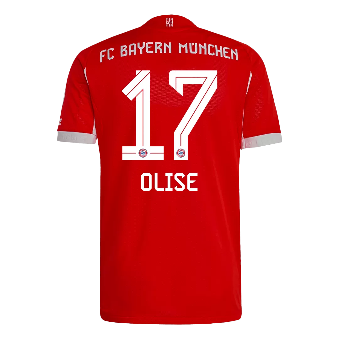 OLISE #17 Bayern Munich Home Authentic Soccer Jersey 2025/26 - Image 3