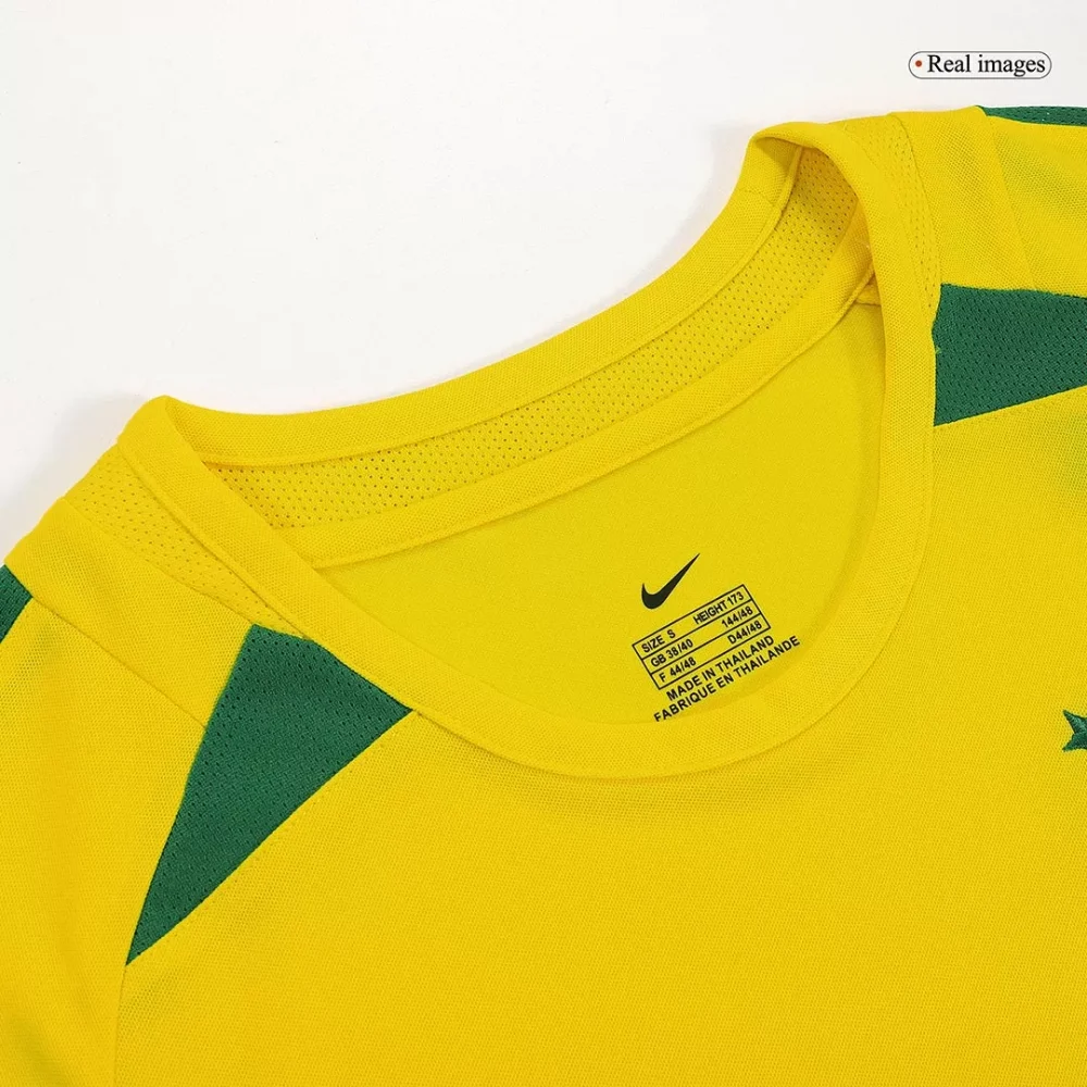 Vintage Soccer Jersey Brazil Home 2002/03 - Image 4